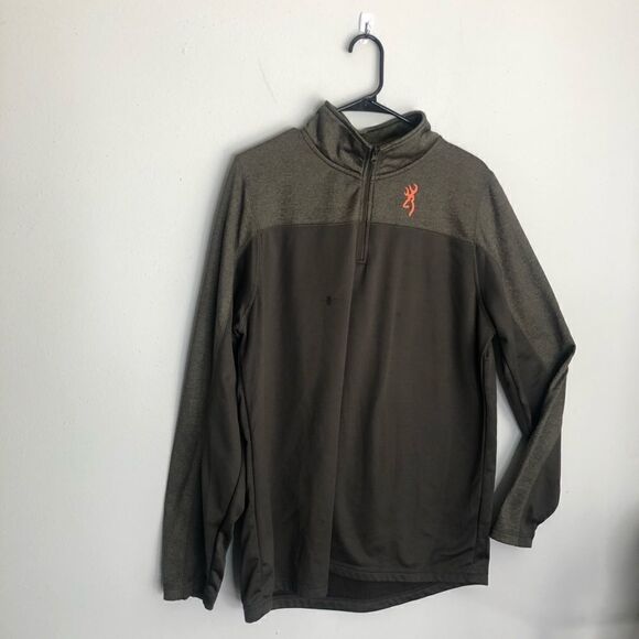 Browning Men's Milo 1/4 Zip Fleece Pullover Shirt - Picture 3 of 8